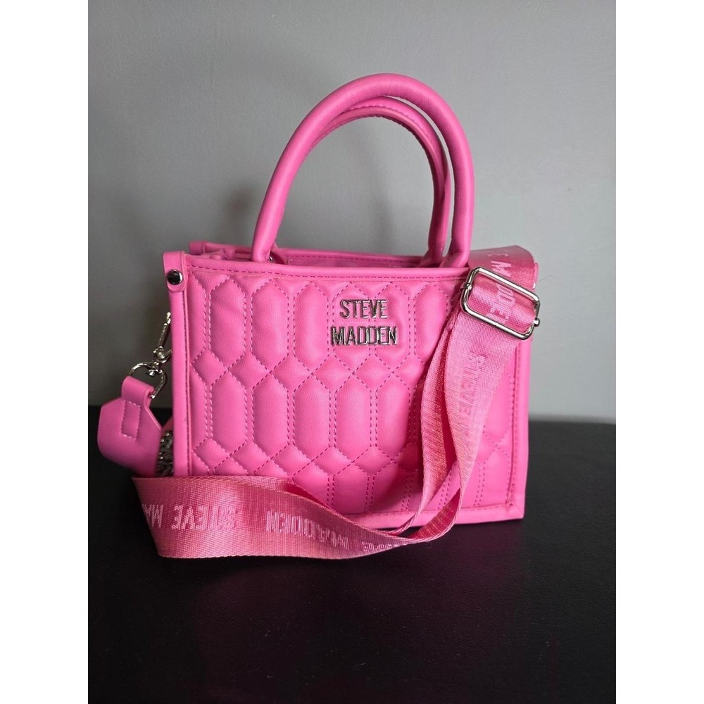 Steve Madden pink cross body purse